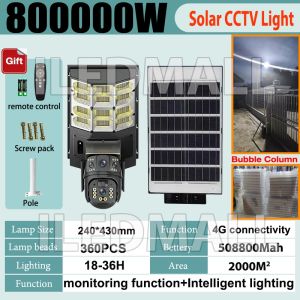 solar street light  solar monitoring street light solar light human motion sensor LED safety simulation monitoring light outdoor waterproof garden courtyard solar street light