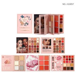 78 Colors Five Layer Book Makeup Palette Blush Concealer Contour Compact Highlight Makeup Palette Matte Glitter Shimmer Eyeshadow