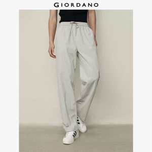 Giordano Korea Collection Mens Stretchy Nylon Drawstring Elastic Waist Pants 01115555