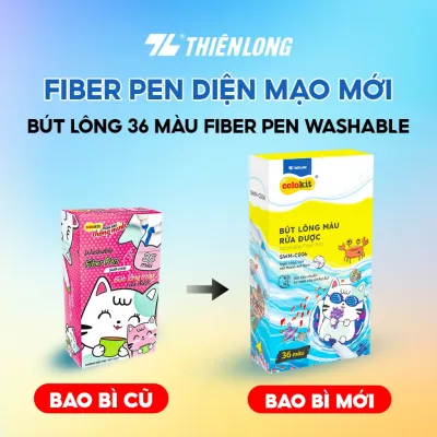 Bút màu Fiber Pen Colokit Thiên Long 20/36 màu nét thanh nét đậm sản phẩm chính hãng chất lượng cao và được kiểm tra kỹ trước khi giao hàng
