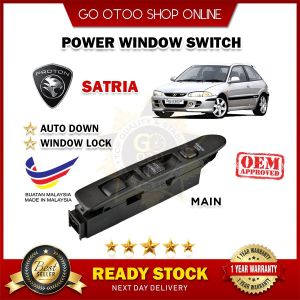 【 Proton Satria 】OEM Auto Down Power Window Master Switch 100% Made In Malaysia