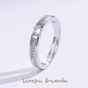 Lareyna Aravenda Cincin Pasangan / Couple Rings Korea Style Crystal Elegant CC009