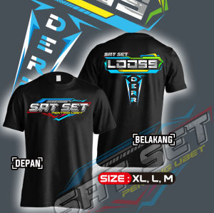 Kaos Racing SAT SET Kwalitas Distro | Bahan katun kombed 24s tebal