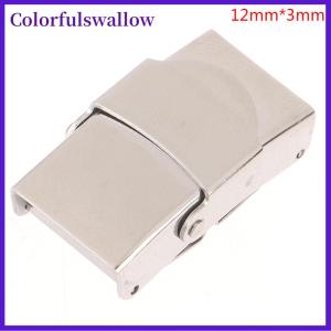 Colorfulswallow 10 chiếc móc kẹp hàm bằng thép móc cài dây đồng hồ khóa ren kết nối trang sức tự làm