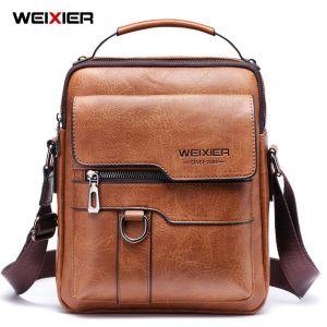 TERLARIS! LANGSUNG KIRIM !!Ada Emboss BISA COD Tas Selempang Messenger Pria Kulit Premium Anti Air Garansi