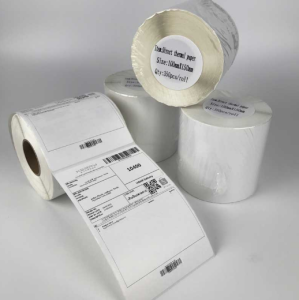 พร้อมส่ง กระดาษสติ๊กเกอร์ความร้อน ใบปะหน้า 100x150 สติกเกอร์ลาเบล แบบม้วน กระดาษปริ้นบาร์โค้ด บาร์โค้ดไม่ใช้หมึกพิม