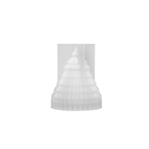 FULUPUGANG Diagonal Striped Christmas Tree Candle Mold Silicone Soft Soap Mould Ornament Conical Shaped Craft Making