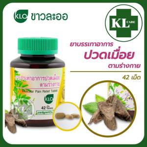 เถาวัลย์เปรียง เถาเอ็นอ่อน บรรเทาข้อเสื่อม ข้ออักเสบ ปวดข้อ เข่า ขาวละออ 42 เม็ด ของแท้ 100%