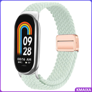 Loop Nylon Strap for Xiaomi Band 10 9 8 Adjustable Buckle Mi Band 9 Bracelet Weave Wristband for Mi Band 8 9 Accessories