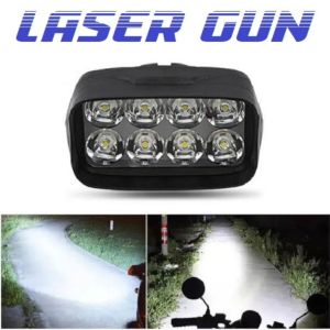 Lampu LED Laser Gun Bar Tembak Sorot CREE Motor 8 Titik Mata 8 W Watt 8W 8Watt Mobil G8