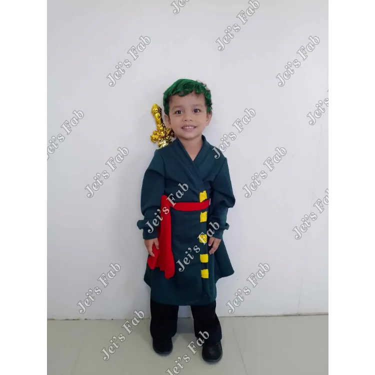 Roronoa Zoro One piece costume for baby toddler up to 12 years old Cosplay  halloween Jeis Fab