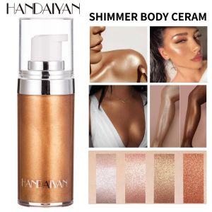 DORISNA Champagne Liquid Highlight Body High Gloss Shimmer Lotion Waterproof Pearl Glitter Sublimate Luster Cream