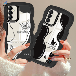 (Lokal Ready) Xinyu Casing hp Samsung A14 A04E A04S A13 A03 A03S A50 A50S A30S A23 A22 A21S A12 A02S A11 A51 A10 A30 A52 A52S M12 A71 A53 A32 M23 5G A33 A73 Fantasi Butterfly Pinggir Gelombang Wavy Softcase