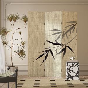Sliding Door Partition Panel Screen Partition Divider Partition Porch Office Room Bedroom Entrance Double-Sided Folding Screen Wall Divider Room Divider Partition