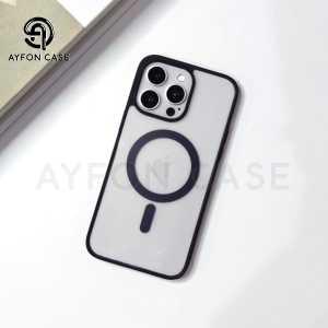 CASE SLIM MATTE MAGNETIC FOR IPHONE 15 15PRO 15PROMAX 14 14PRO 14PROMAX 13 13PRO 13PROMAX -AYFONE CASE AF-013