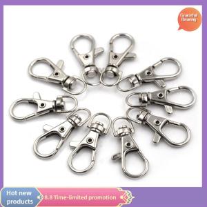 Graceful 10 cái bộ tôm hùm Clasp xoay kích hoạt Clip Snap móc túi xe vòng chìa khóa Keychain