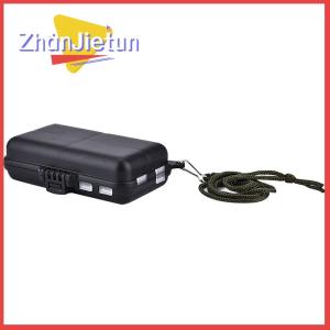 zhanjietun Mini Storage Case Double Layer Detachable Fishing Tackle Box Fishing Spoon Hook Bait Storage Box Fishing Accessories
