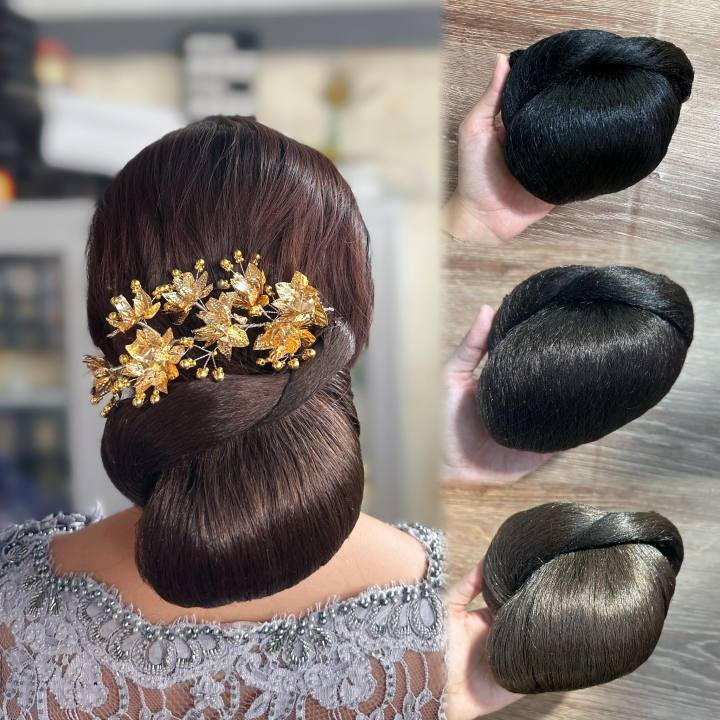 Sanggul Bali Tagel / Tajira Klasik Rambut Palsu Hairdo Sanggul Modern Modifikasi Konde Kebaya Wedding Bali