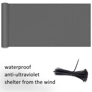 Straight edge waterproof and sunscreen cloth railing and staircase fence tie fixing balcony and window sunshade sail rainproof cloth privacy protection UV protection