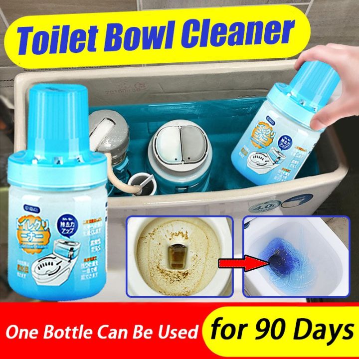 Japan Toilet Bowl Cleaner Deodorizer Stain Remover Flush and Clean ...