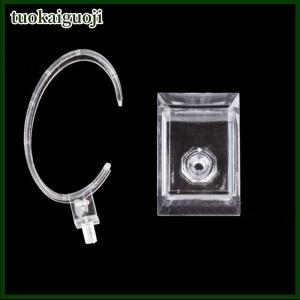 tuokaiguoji 10CM Plastic Wrist Watch Display Rack Holder Sale Show Case Stand Tool Clear Jewelry Packaging Total Height Watch Display Stand