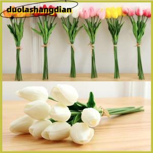 [Duola] Hoa tulip nhân tạo Bó hoa giả liên lạc thật trang trí tiệc cưới tại nhà