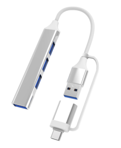 KEBETEME Bộ Chia Cổng USB C 3.0 3.1 Type C 4 Cổng Bộ Chuyển Đổi OTG USB 3.0 Cho Máy Vi Tính Máy Tính Xách Tay Điện Thoại Thông Minh