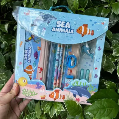 🛒SKYPRIME SHOP🛒41 Pcs Coloring & Stationery Set Gift For Kids Boys Girls Toddler Learning Educational Art Craft