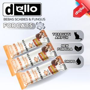 Obat Tetes Scabies dan Antifungal Solusi Terdepan untuk Scabies dan Infeksi Jamur pada Kucing Anda DELLO FOR CAT