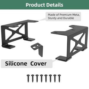 Desk Mount Bracket Under Desk Holder Adjustable Space Efficient Desk Mount Stand Suitable For Gamers Gaming Gear Storage 87HC2026