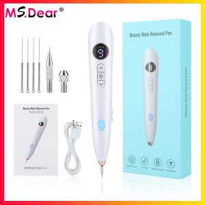 Skin Tag Remover 9 Level Tattoo Wart Removal Eliminator Lcd Plasma Pen Papillomas Electric Freckle Dark Spot Mole Removal Kit