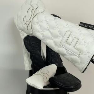 Just PU Leather Golf sauna Fairway Hybrid Wooden Head Cover Skket Conductor Waterproof soft and durable Club Accessories