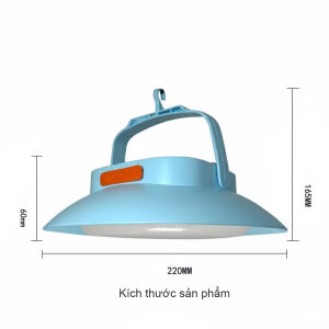 Đèn LED treo 3 mức điều chỉnh độ sáng dùng cho cắm trại ngoài trời gia đình khi mất điện đèn khẩn cấp dùng pin lithium