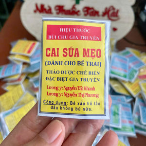 Cai sữa thảo dược Cai Sữa Bằng Mẹo Cho Bé cai sữa cho bé - Chỉ Cần Bôi Không Cần Uống cai sữa cho bé cai sữa mẹo cai sữa thành phần thảo dược tự nhiên an toàn cho bé
