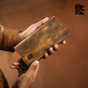 Dompet Panjang ATM dan Uang - 100% Full Kulit Luar Dalam Keren Kali