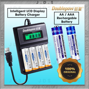100% Original Rechargeable Battery 1.2V Ni-MH AA AAA Battery Double Pow 900 1200 3000 BMAX 1580 3600 [H14]