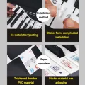 Portable Kids Gift Learning 61 Keys 88 Keys Piano Key Labels Piano Fingering Accessories Piano Rake Notes Marker Keyboard Stickers. 