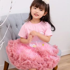 HOT Lush Small Baby Girls Tutu Skirt for Kids Children Puffy Tulle Skirts for Girl Newborn Party Princess Girl Clothes PP0022026