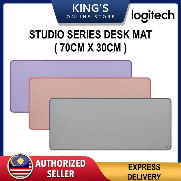Logitech Desk Mat - Studio Series with Anti-slip Base, Spill-resistant & Durable Design ( 70cm x 30cm )