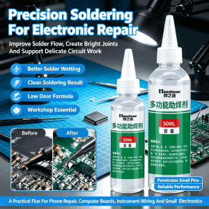 ⚡️Multi-Material Liquid Flux Low Temperature High-efficiency Welding Flux Electric Soldering Iron Maintenance Soldering Oil