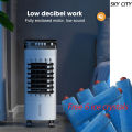 Complimentary spray hydrator Air cooler for room Tower fan Mobile evaporation fan Multi-function fan air purifier  Large Water Tank Mobile Air Cooler. 