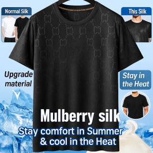 Round Neck Short Sleeve TShirt TShirt Jacquard Ice Outdoor Breathable Not Stuffy