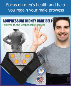 Acupressure Kidney Care Waist Belt Tourmaline Waist Support Belt Self Heating Pad Back Support Belt Magnetic Waist Brace Waist Heating Pad Belt