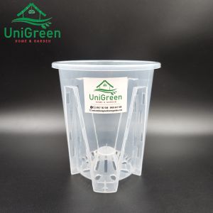 CHẬU NHỰA TRONG SUỐT TRỒNG CÂY TRỒNG HOA 16CM (KHÔNG KÈM DĨA) - UNIGREEN HOME&GARDEN