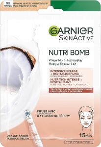 HàngxáchtayĐức ✨Mặt nạ giấy Garnier Skinactive NUTRI BOMB - Cung cấp dưỡng chất phục hồi da khô và mệt mõi