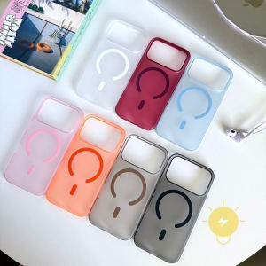 For iPhone 17 Pro Max Case Magnetic PC Matte TPU Skin Friendly Translucent Hard Phone Case For iPhone 18 Pro Max Plus 17 16 15 14 13 12 Cover Aesthetic Korean Cute