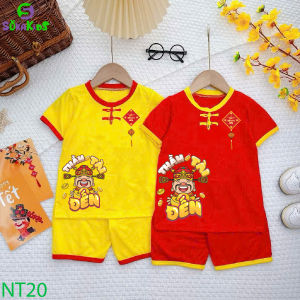 Combo 2 Bộ đồ nút tàu thần tài đến Bé trai và gái cho bé từ 6kg-30kg.NT20