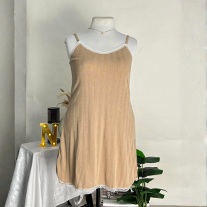 Necessary Charm Lace Mid to Plus Size Pointelle Dress - Fashionable Sleepwear