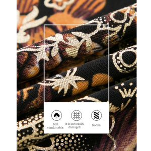 【Fast ship】男士衬衫冰丝印花POLO系扣商务Mens ice silk printed POLO buttoned business shirt