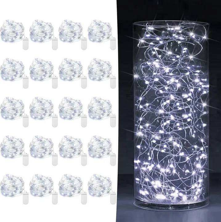 6/12/20%20Pack%20Fairy%20Lights%20Battery%20Operated%20200CM20%20LED%20Mini%20String%20Lights%20Twinkle%20Lights%20Silver%20Wire%20Firefly%20Starry%20Lights%20for%20Mason%20Jars%20Wedding%20Party%20Christmas%20Centerpiece%20Table%20Decorations,%20Warm%20White%20-%20Image%2010